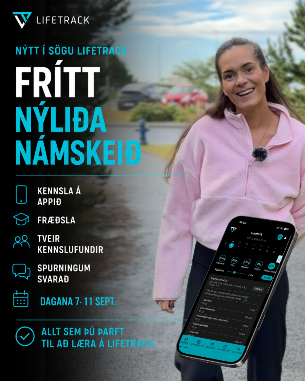 Á fjórða hundrað manns skráðu sig á fyrsta Nýliðanámskeið LifeTrack