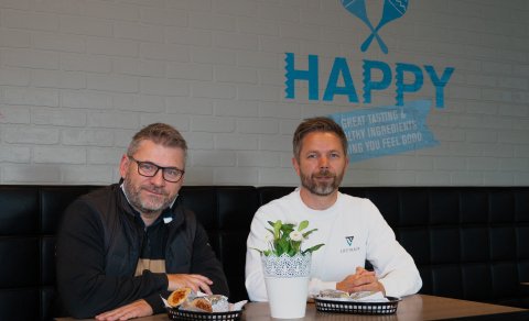 Emil Helgi Lárusson, eigandi Serrano og Ingi Torfi Sverrisson, annar stofnanda LifeTrack. Serrano og…